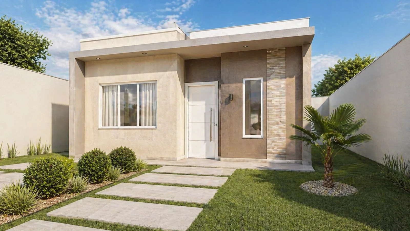 Casa moderna entregue - S.C. da S. Carvalho